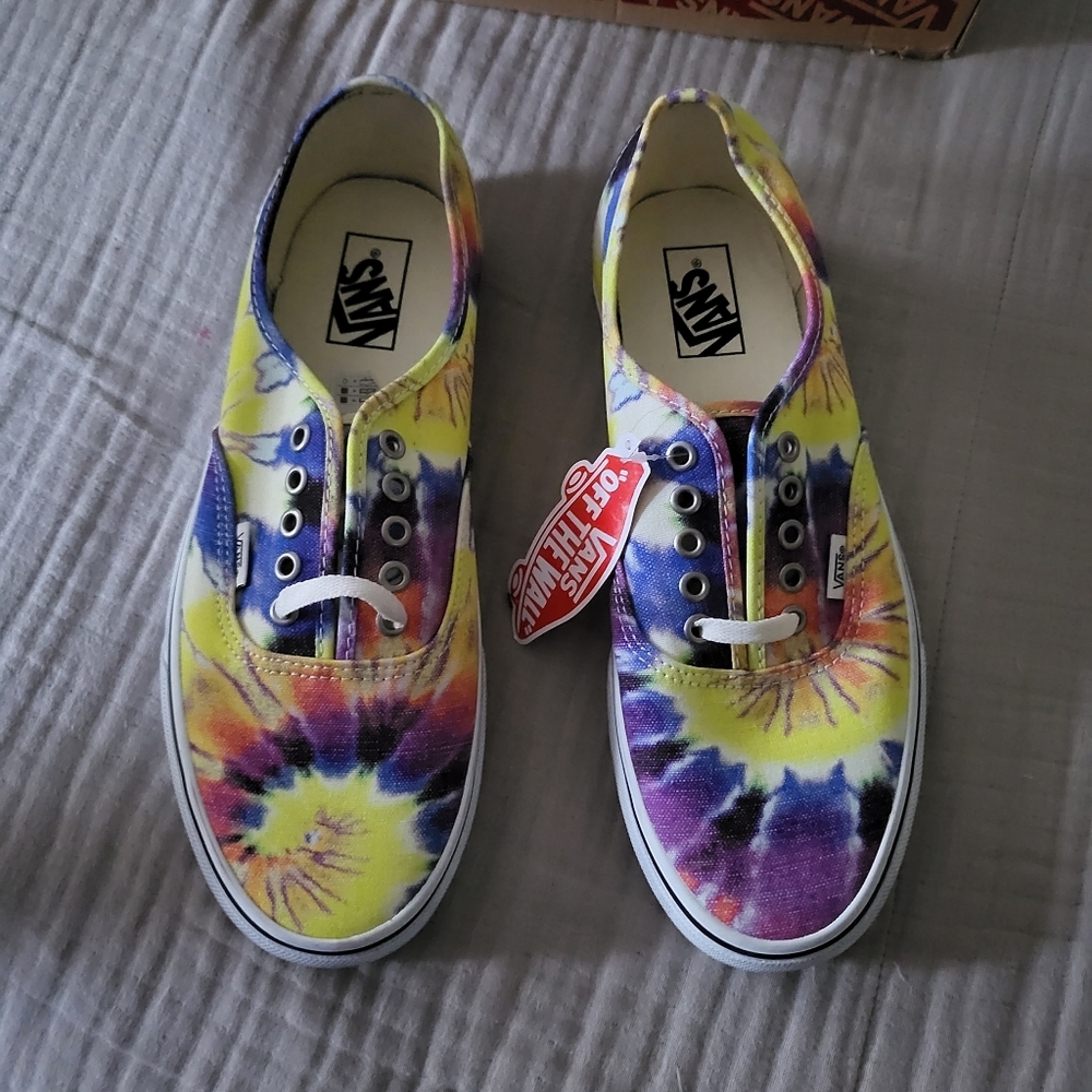 Vans Authentic Sf Washed Tie Dye White Men 10.5 VNOA2Z5I19C (2020)